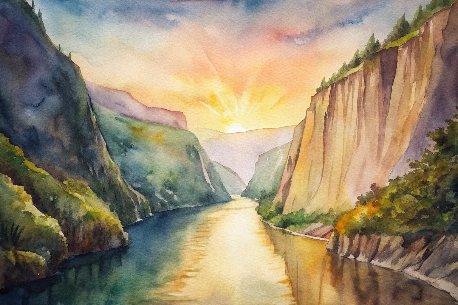 Vrbas River Canyon