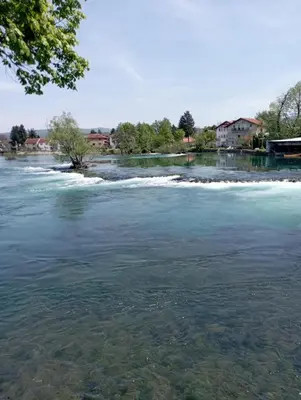 a body of water with waves in it at Apartman U&O Bihać in Bihać