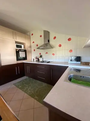 a kitchen with a counter and a sink in it at Apartman GOGO in Livno