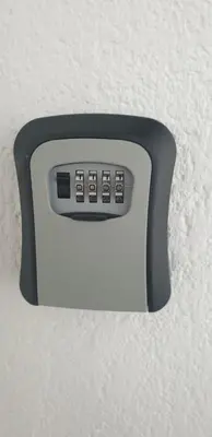a remote control attached to a wall at Apartman Alchemist I in Bosanska Dubica