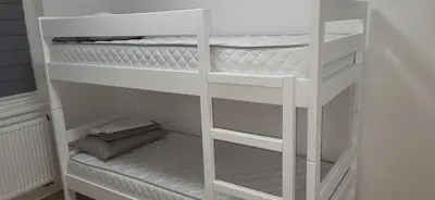 a white bunk bed in a room at Comfort in Kiseljak