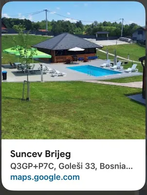 a picture of a swimming pool in a park at Suncev Brijeg in Banja Luka