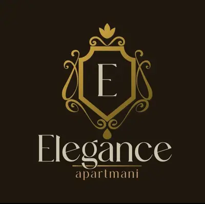 a luxury logo for anarmaarmaarmaarma company with a crown at Elegance Apartmani Doboj Stan na dan in Doboj
