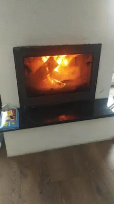 a television sitting on top of a table at Casa Rado in Banja Luka
