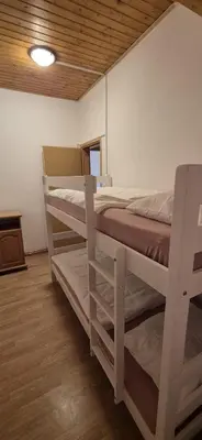 a bedroom with two bunk beds in a room at Viktory II in Vlasic