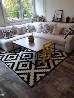 a living room with a couch and a coffee table at Centar in Banja Luka