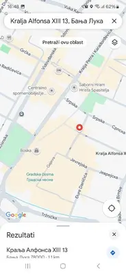a map of krakolis and krakolis embassyik zebra k at Mia lux centar in Banja Luka