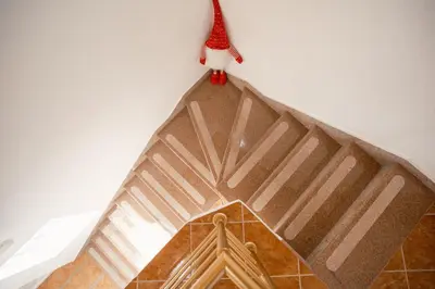 a christmas ornament hanging on a wall at Apartmani Biser Kupresa 4 in Kupres