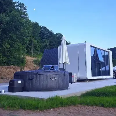 APPLE Cabin with Jacuzzi - Sauna