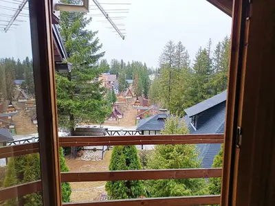 a view from a window of a village at Relaks dream in Vlasic