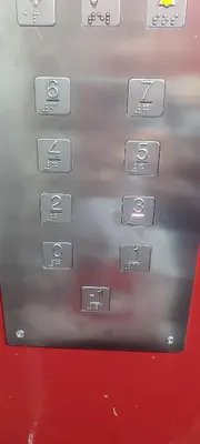a close up of a metal object with numbers on it at Apartman Rubin20 in Doboj