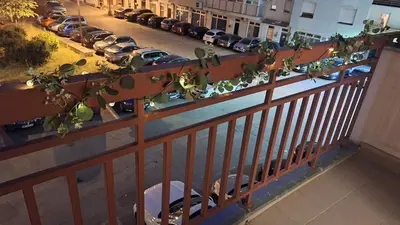 an overhead view of a parking lot with cars at 7th Sky in Banja Luka