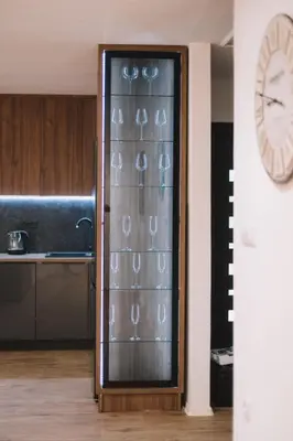 a glass door with a bunch of wine glasses at Villa Verde House by the River Sturba in Livno