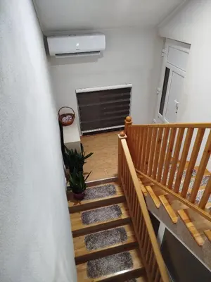 a view from the top of the stairs in a house at Apartmani LIDER Visoko in Visoko