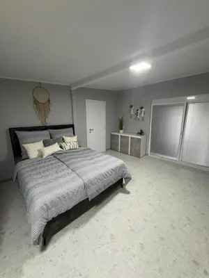 a large bedroom with a large bed in it at Una Hacienda in Bihać