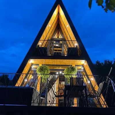 A-Frame Luxury House Near Travnik With Hot Tub