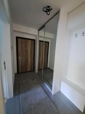 a room with a large mirror on the wall at Apartman So Chic kod Kastela in Banja Luka