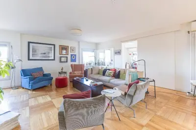 a living room with a couch and chairs at Kuća za odmor u Bosanskoj Krupi in Bosanska Krupa
