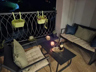 a living room with a couch and a table at Terra Lux in Travnik