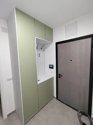 a room with a door and a shelf and a cabinet at AnyBL03 in Železnička Stanica Incel