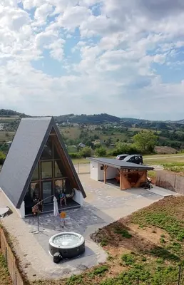 an image of a house with a view at Atrijland Cazin in Cazin