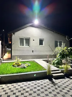 a house with a light on the top of it at HH Lakes Tuzla - city center, free parking! in Tuzla