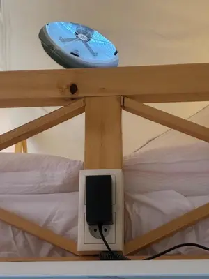 a computer monitor sitting on top of a bunk bed at Balun BLKN in Ostrožac