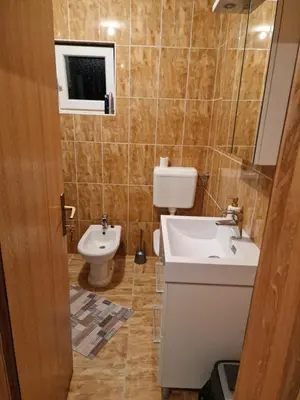 a bathroom with a sink and a toilet at Deya in Kupres