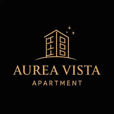 a logo for an america vista apartment at Aurea Vista in Kupres