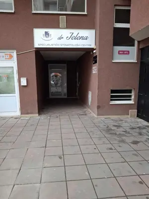 a building with a sign that reads la telena at Studio apartman in Banja Luka
