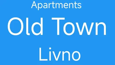 an image of the words odi the zoom and lmmo on a blue at Old Town in Livno