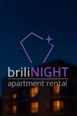 a logo for a birth institution appointment rental at briliNIGHT in Banja Luka