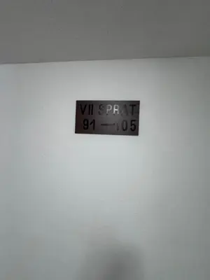 a sign on a wall that says wrath on it at Apartman Jaćimović in Doboj