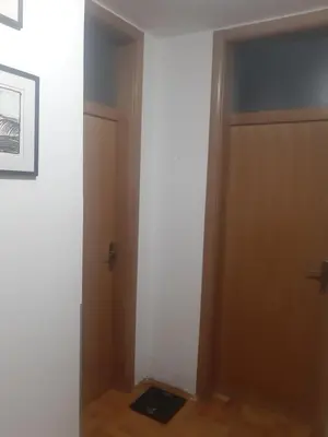 an empty room with a door and a floor at Apartment No1 in Banja Luka