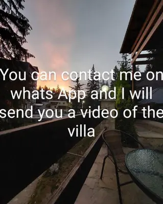 a sign that says you can contact me on whats app and i will send you at Apartments Žera in Vlasic