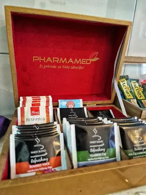 a box filled with different types of food at Downtown Apartment Travnik in Travnik