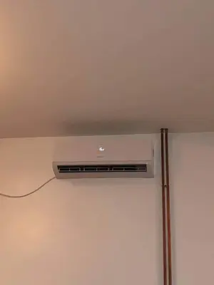 a air conditioner on the ceiling of a room at Vinac guest house in Jajce