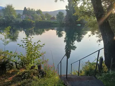 a view of a body of water with at Holiday Home Edi in Bihać