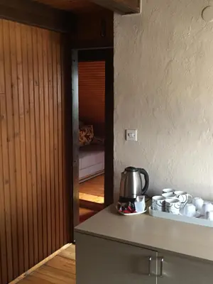 a kitchen with a tea kettle on a counter at Villa Irena in Visoko