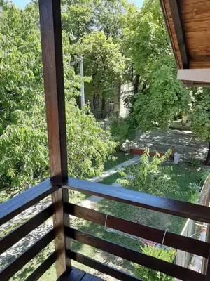 a view of a garden from the balcony of a house at Apartman Željo in Livno