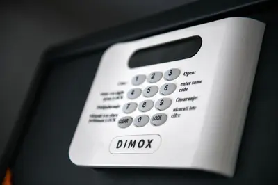 a close up of a remote control in an appliance at Hotel Zepter Palace in Banja Luka
