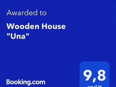a blue screen with the words marketed to wooden house umi at Wooden House 