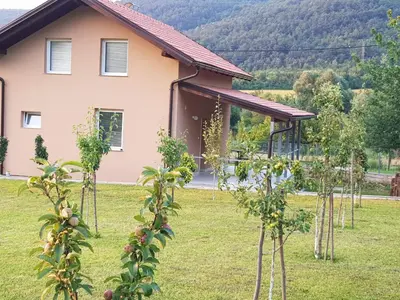 a house with trees in front of it at My Eden Bihać in Mahala