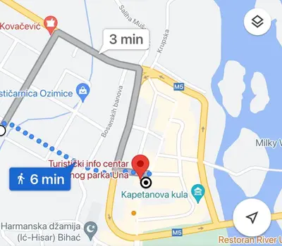 a map of kyrgyzstan with the location of kyrgy dispensary at BIG Apartment 3 Bedrooms in Bihać