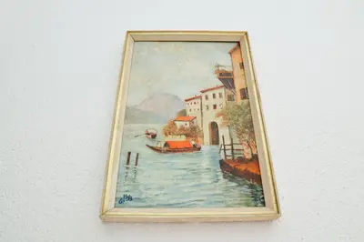 a picture of a painting on a wall at Apartman SUNCE in Jajce