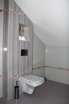 a bathroom with a toilet and a shower at Royal Apartmani in Banja Luka