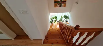 a staircase in a house with potted plants at VISOKO Room in Visoko