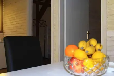 a bowl of fruit sitting on top of a table at Flora&Fauna in Bihać