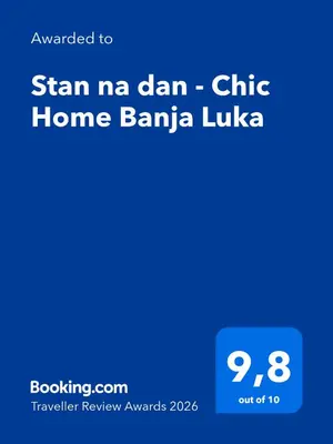 a screenshot of a cell phone with the text star ma clam chine home banana at Stan na dan - Chic Home Banja Luka in Banja Luka