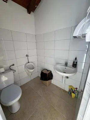 a bathroom with a toilet and a sink at Vidovo Domacinstvo in Banja Luka